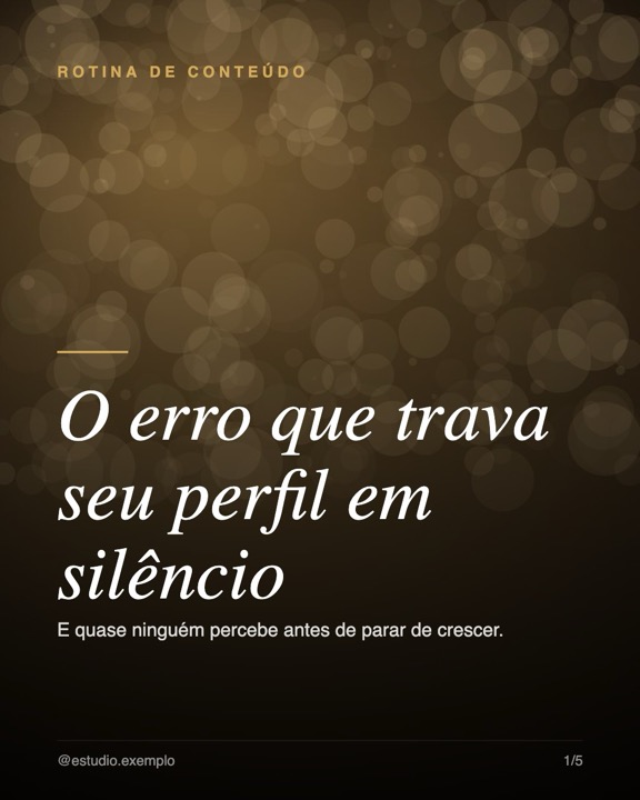 Exemplo de capa no estilo Cinematográfico